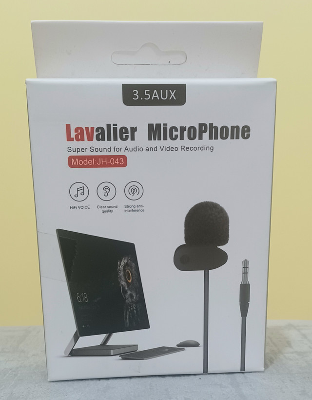میکروفون یقه ای لاوالیر مدل JH-043 سوزنی