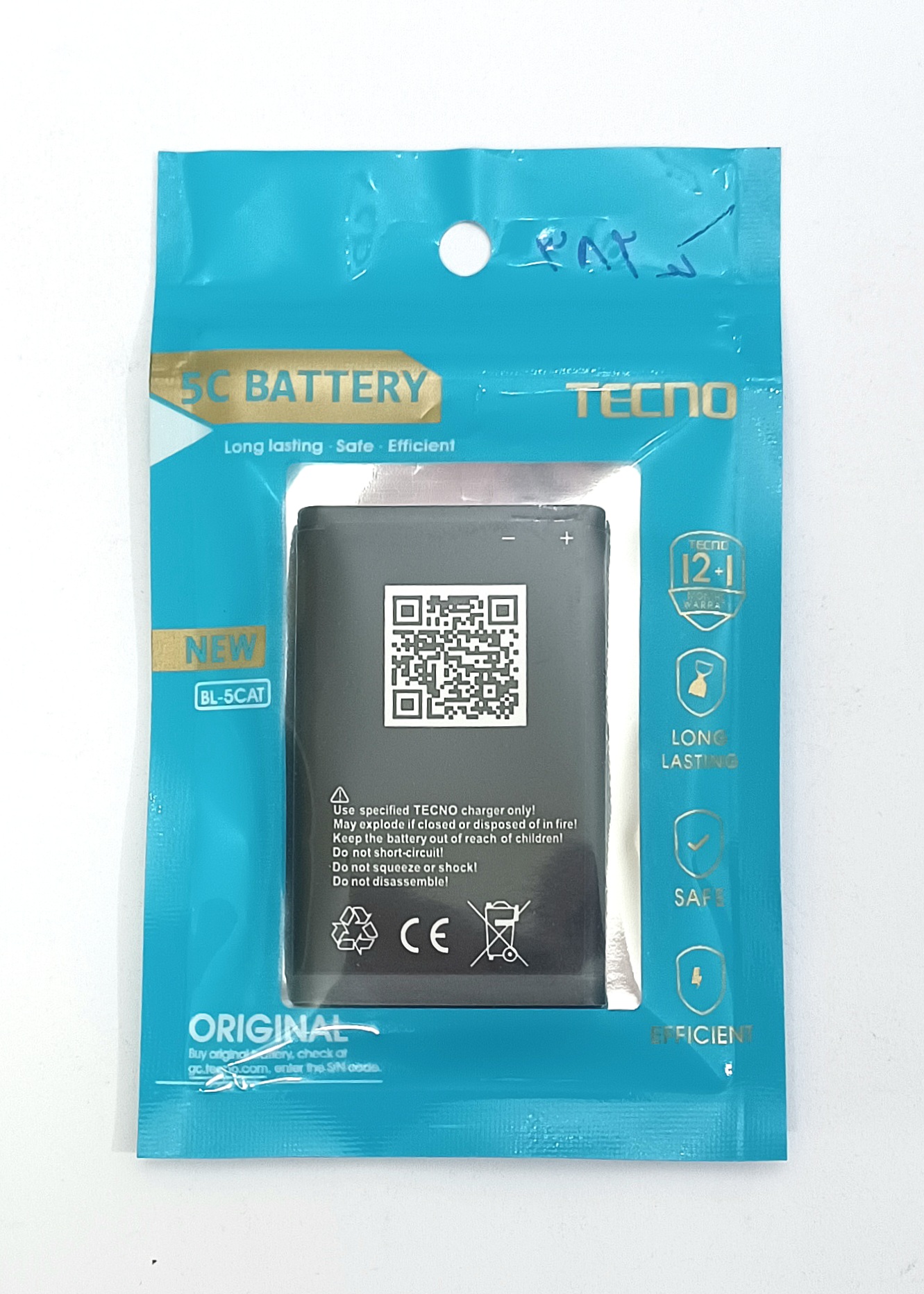 باتری گوشی نوکیا 5C اورجینال مدل TECNO کد 382
